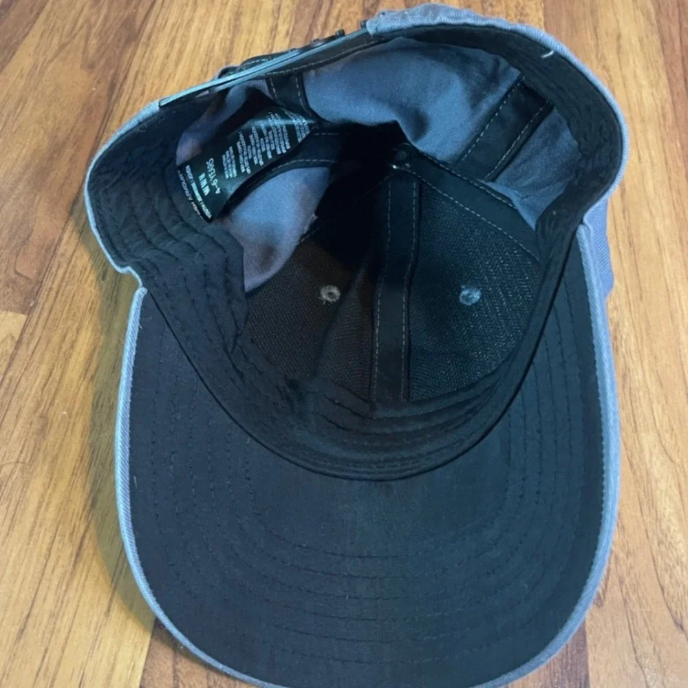Under Armour Youth Hat Boys Medium 4-6 Years Grey Neon Green Logo Snapback Cap